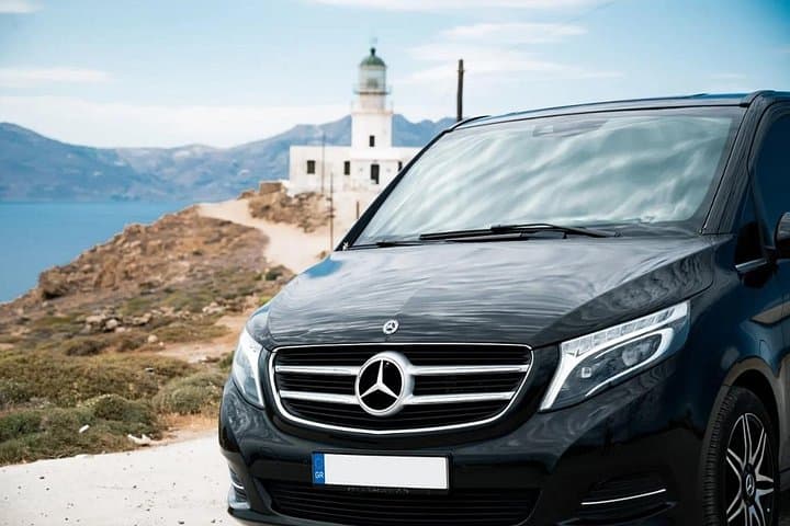 Mykonos Half-Day Luxury Van Tour: Armenistis Lighthouse, Ano Mera & Hidden Beaches