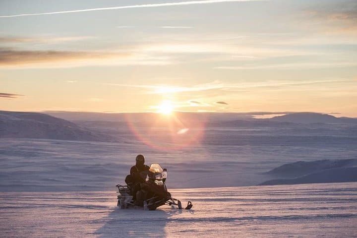 Run the Golden Circle and Race a Glacier: Langjokull Snowmobile Day Tour photo 2