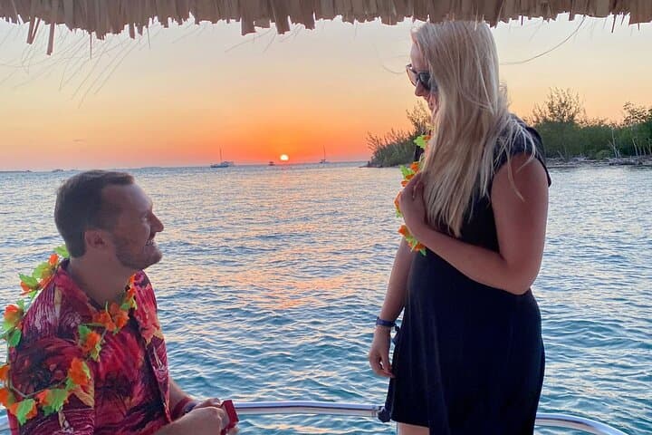 Key West Private Tiki Boat Sunset Cruise: BYOB Harbor Tour & Green Flash Views photo 3