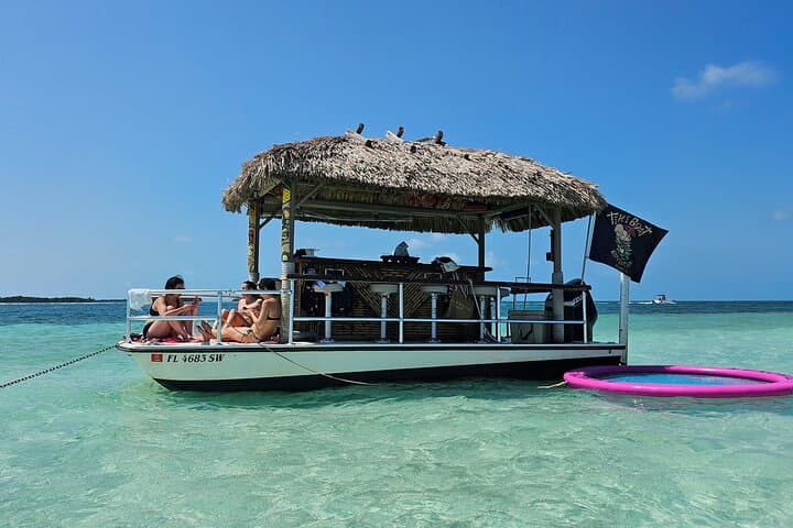 Key West Tiki Bar Boat to Sandbar: Private 4‑Hour Backcountry Cruise photo 2