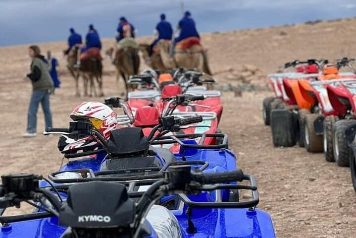 Agafay Desert Escape — Camel Rides, Quad Bikes & Gnawa Nights Near Marrakech
