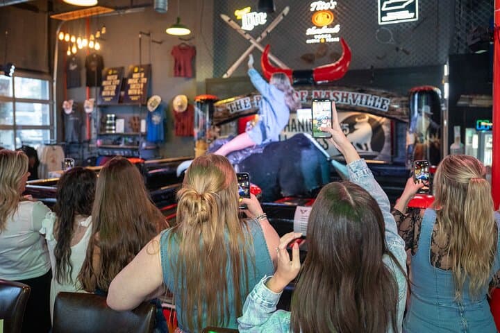 Hold On Tight: Mechanical Bull Riding at The Green Light Bar in Nashville photo 4