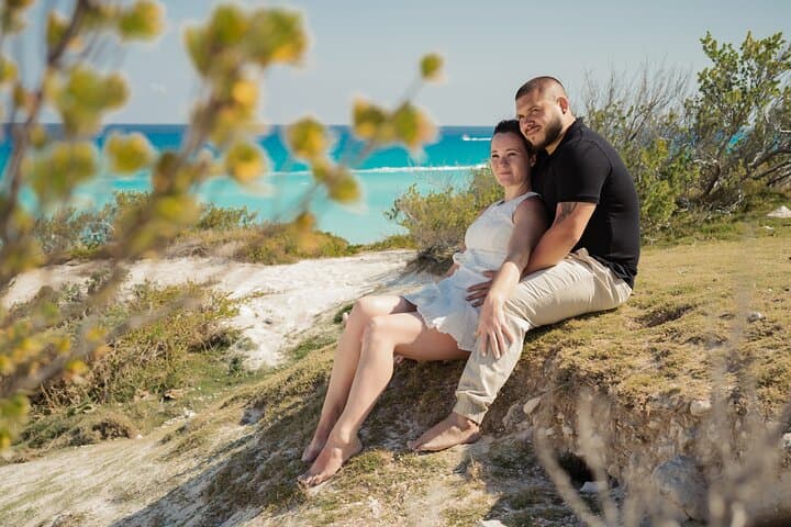 Couples Romantic Photo Session at the Cancun Sign and Beaches photo 2
