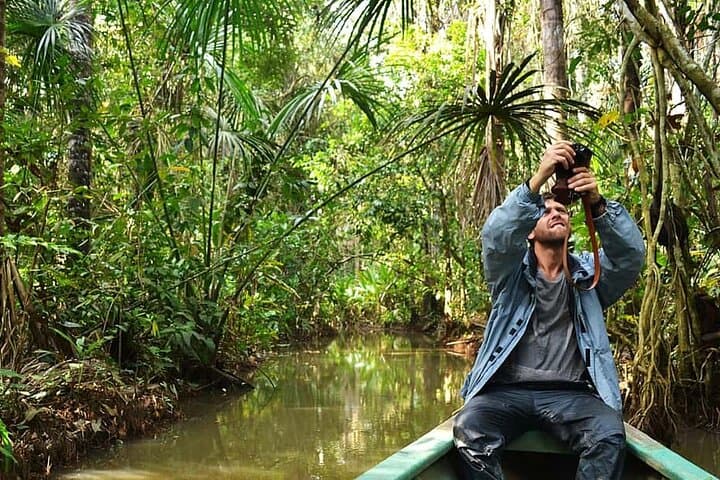 Tambopata in Two Days: Sandoval Lake, Monkey Island & Jungle Lodge