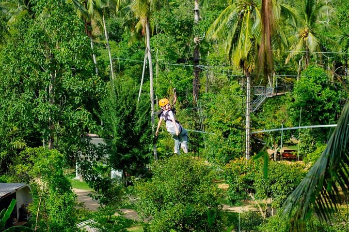 Koh Samui Jungle Zipline: 16-Platform Treetop Adventure and Abseil photo 6