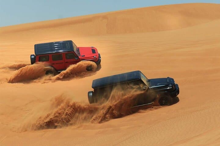 VIP G-Wagon Desert Safari in Lahbab — Dubai Luxury Dune Experience