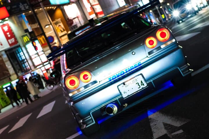 Tokyo Night Drive: Daikoku & Tatsumi Skyline Ride in an ER34