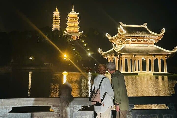 Bai Dinh Pagoda Night Tour: Lanterns, Bell-Ringing & Evening Tea in Ninh Binh photo 2