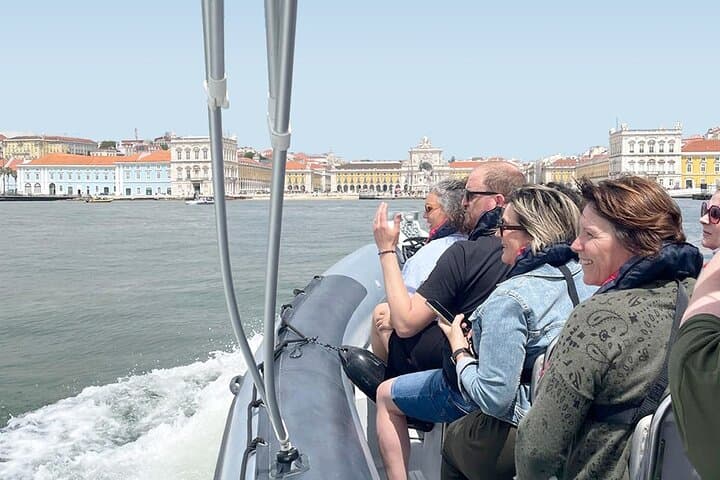 Speedboat Along the Tagus: Lisbon Landmarks, Sunset & Dolphins photo 4