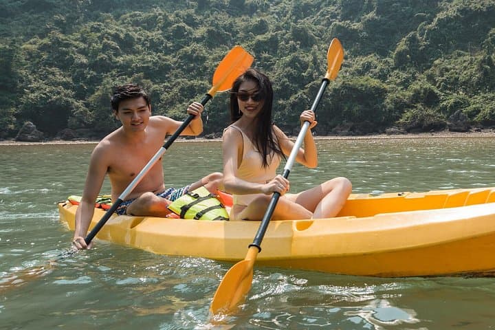 Luxury Catamaran Day Cruise in Halong and Lan Ha Bay photo 2