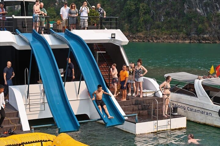 Premium Catamaran Day Cruise: Halong & Lan Ha Bay from Hanoi