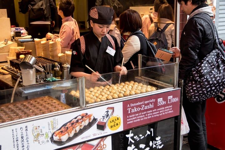 Osaka Food Tour: Kuromon Market, Sennichimae & Dotonbori Wagyu Tasting photo 2