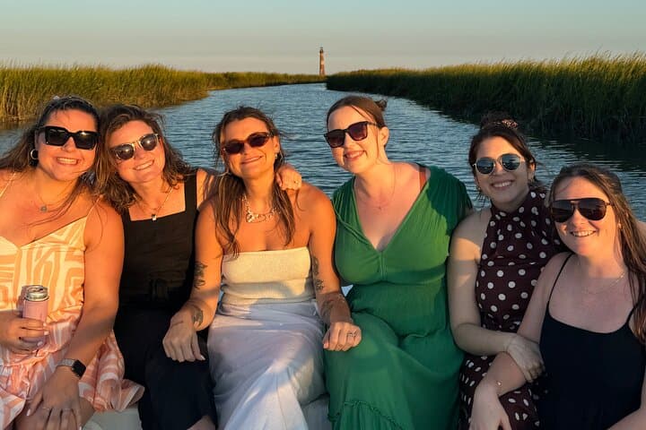 Sunset Dolphin Cruise to Morris Island Lighthouse — Charleston Lowcountry Boat Tour photo 4