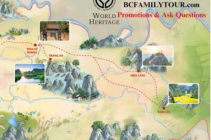 Ninh Binh Highlights Tour from Hanoi — Hoa Lu, Tam Coc & Boat Ride