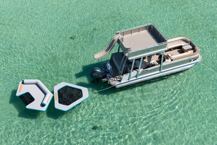 Private Crab Island Boat Charter with Inflatables and Slide in Destin photo 4
