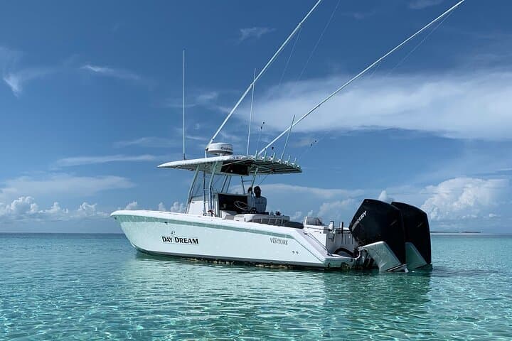Half-Day Private Charter in Nassau: 34ft Day Dream Fishing & Snorkel Adventure