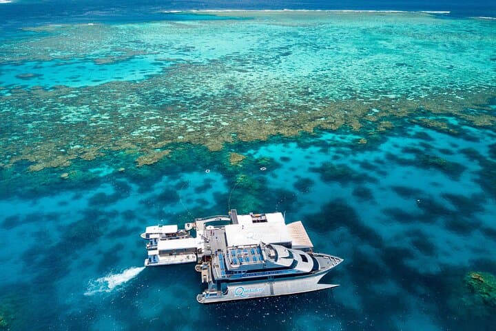 Great Barrier Reef Outer Reef Pontoon Cruise with 10-Minute Scenic Helicopter Flight photo 4