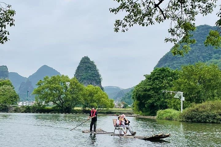 Guilin 1-Day: Reed Flute Cave, Xianggong Hill & Yulong Bamboo Rafting photo 3