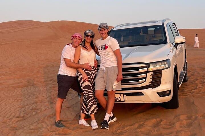Private Dubai Morning Desert Safari with Dune Bashing in Lahbab Desert