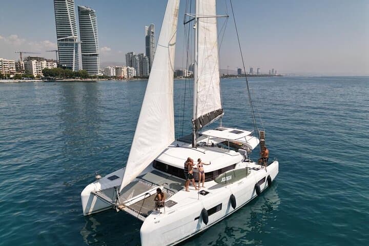 Luxury Private Catamaran Cruises in Limassol — Day, Sunset & Full-Day Charters