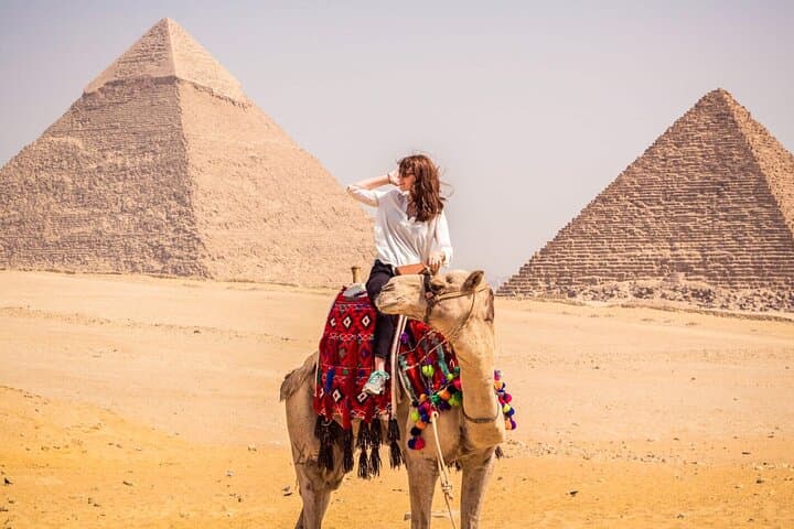 VIP Giza Pyramids Golf Cart Tour: Sphinx, Camel Ride & Lunch photo 2