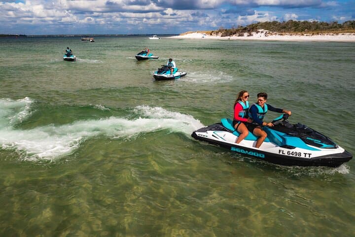 Shell Island Jet Ski Tour: 2-Hour Guided Dolphin & Wildlife Ride from Panama City Beach photo 2