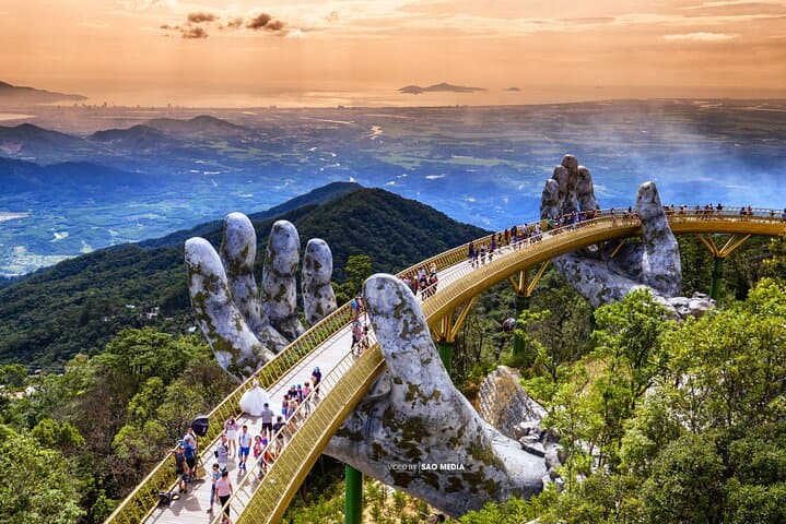 2-Day Da Nang Tour: Ba Na Hills, Golden Bridge & Marble Mountain