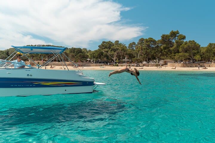 Private Sunset Motorboat Charter in Ibiza — Cove Hopping, Snorkel & Drinks photo 3
