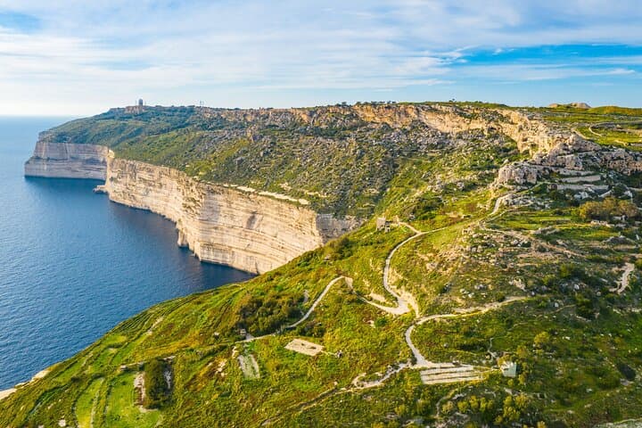Half-Day Private Tour to Blue Grotto, Ħaġar Qim, Mdina & Dingli Cliffs