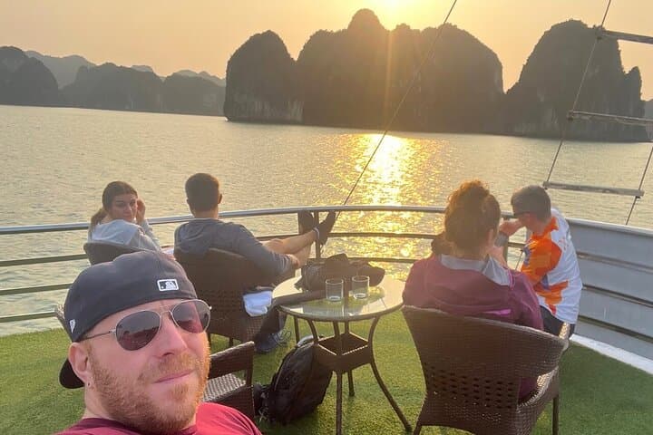 Sunset Boat Tours to Lan Ha Bay from Cat Ba: Kayak, Swim & Sunset Party photo 1