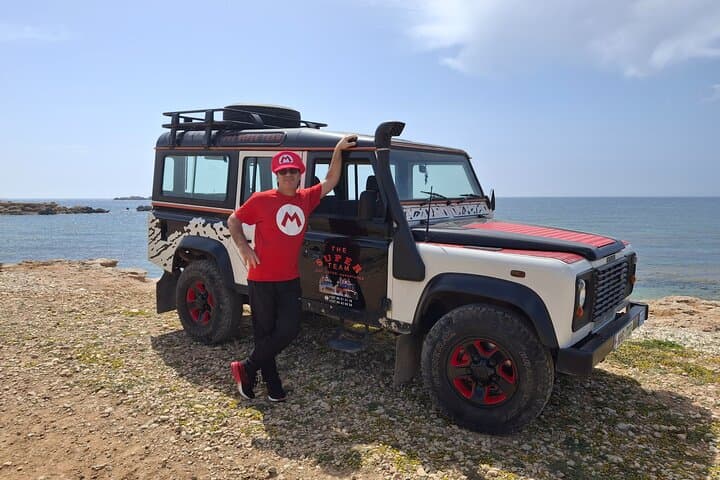 Jeep Safari Akamas Avakas: Blue Lagoon & Avagas Gorge from Paphos