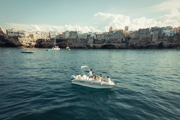 Monopoli to Polignano Private Boat Tour: Sea Caves, Tasting & Aperitif photo 1