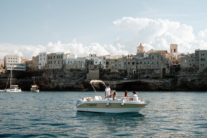 Monopoli to Polignano Private Boat Tour: Sea Caves, Tasting & Aperitif photo 2