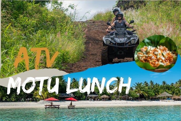 Bora Bora Full-Day ATV and Motu Fanfan Combo with Polynesian Meal