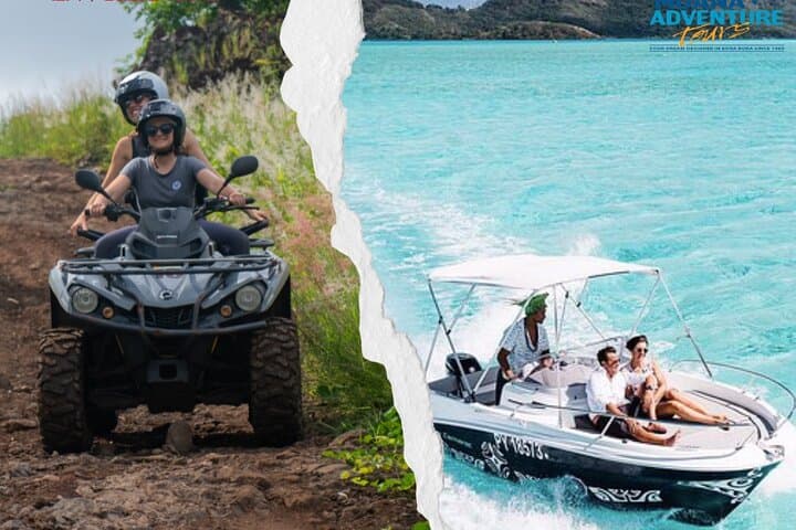 Bora Bora ATV & Snorkel Combo: Quad Tour and Shark & Ray Safari