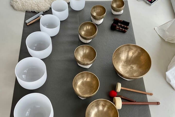 Private Sound Bath in Ibiza: Singing Bowls, Cacao & Villa Relaxation photo 2