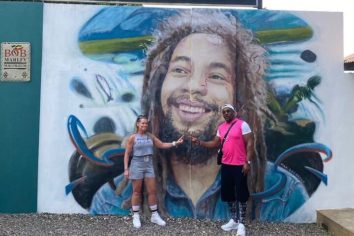 Explore Nine Mile and Dunn's River Falls: A Private Bob Marley House Tour from Ocho Rios