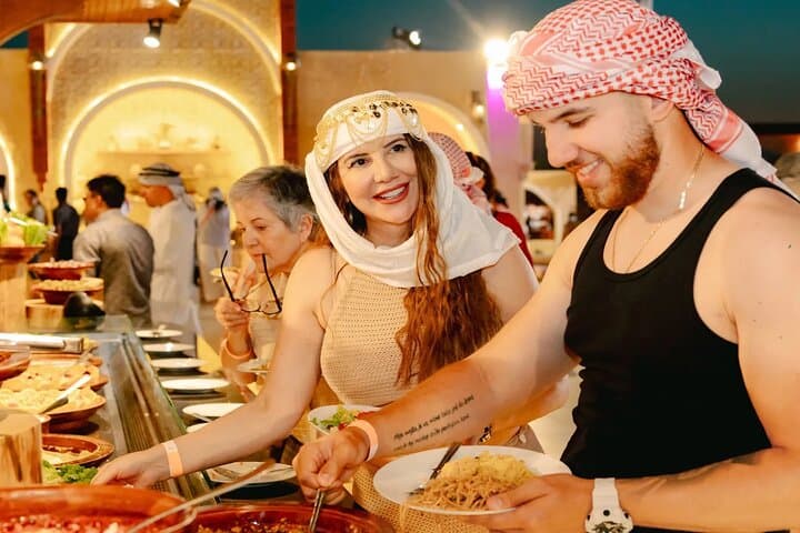 Dubai Red Dunes Desert Safari with Quad Bikes, Camel Ride & VIP Dinner