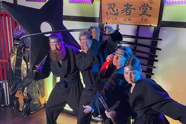 Hands-On Ninja Training in Osaka: Costume, Sword Lessons & Shuriken Practice