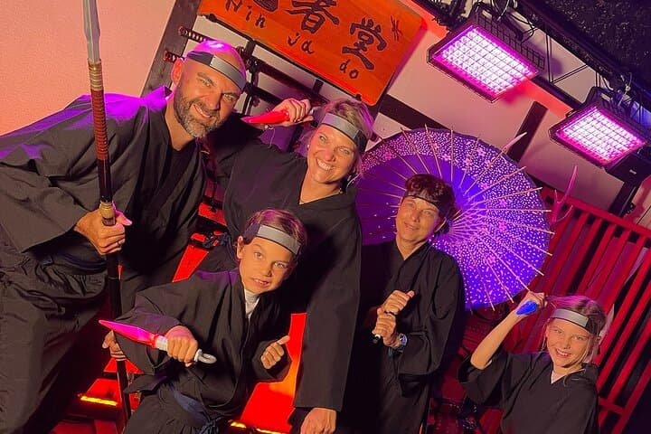 Hands-On Ninja Training in Osaka: Costume, Sword Lessons & Shuriken Practice photo 5