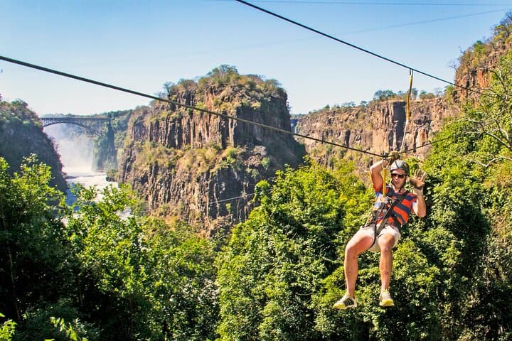 Zip Above the Zambezi: Victoria Falls Canopy Zipline Tour photo 2