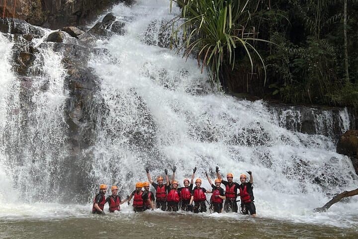 Da Lat Canyoning at Datanla: Abseil, Natural Slides & Tyrolean Traverse with Picnic Lunch photo 6