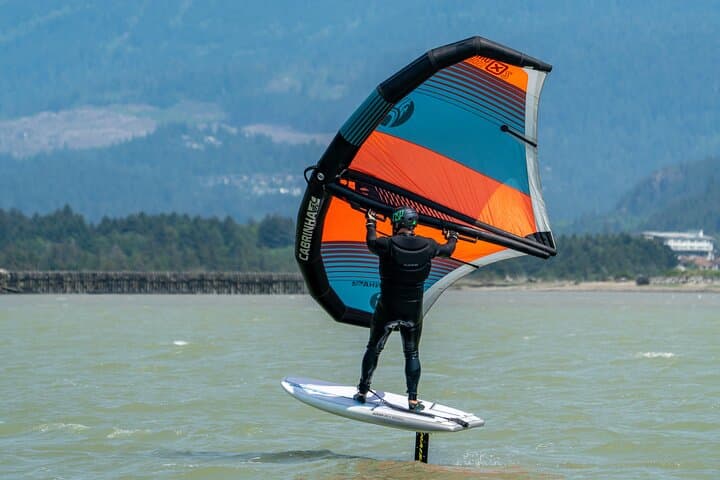 Boat-Assisted Wingfoiling Lessons in Squamish: Private Day Trip on Howe Sound photo 3
