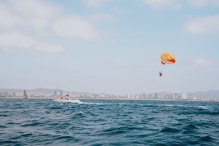 Soaring Over the Med: Parasailing in Barcelona from Port Olímpic photo 6