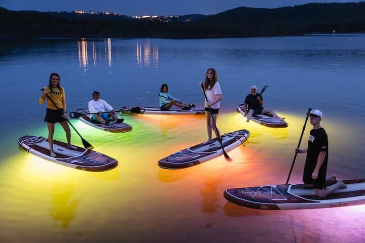 Sunset Glow SUP on Table Rock Lake — Night Paddle & Star Swim in Branson