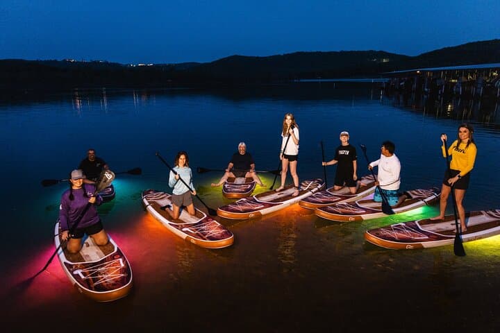 Sunset Glow SUP on Table Rock Lake — Night Paddle & Star Swim in Branson photo 6