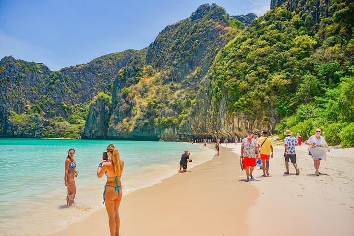 Phi Phi Sunset Longtail Cruise to Maya Bay and Snorkeling — Pi Leh Lagoon & Bioluminescent Swim photo 2
