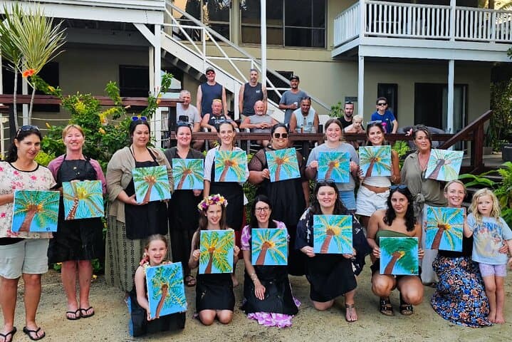 Paint & Sip Rarotonga: Tropical Art Class with Ocean Views photo 3