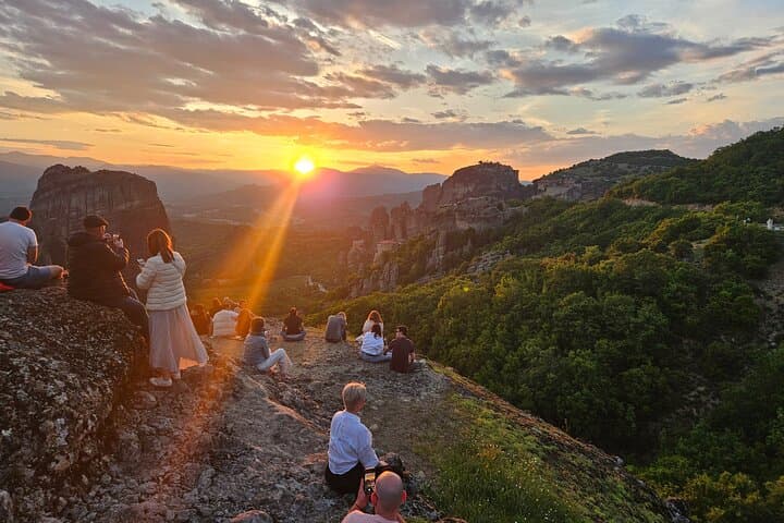 Sunset Meteora E-Bike Tour — Ride to Sunset Theater & Byzantine Sites