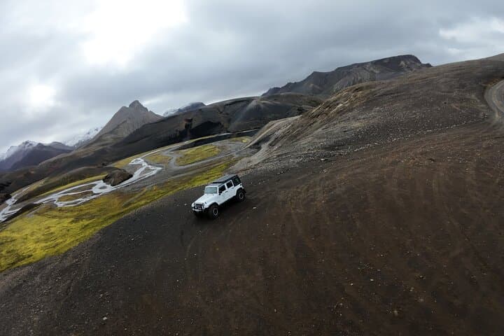 Super-Jeep Landmannalaugar Day Tour: Rhyolite Peaks, Hot Springs & Highland Lakes